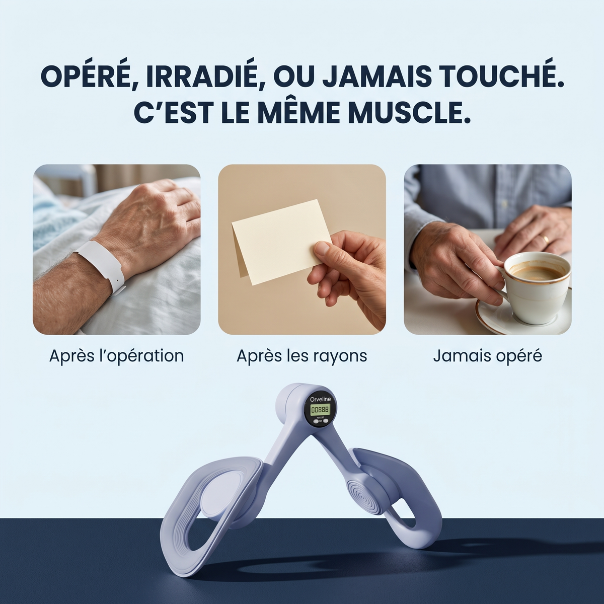 Opéré, irradié ou jamais touché : c'est le même muscle